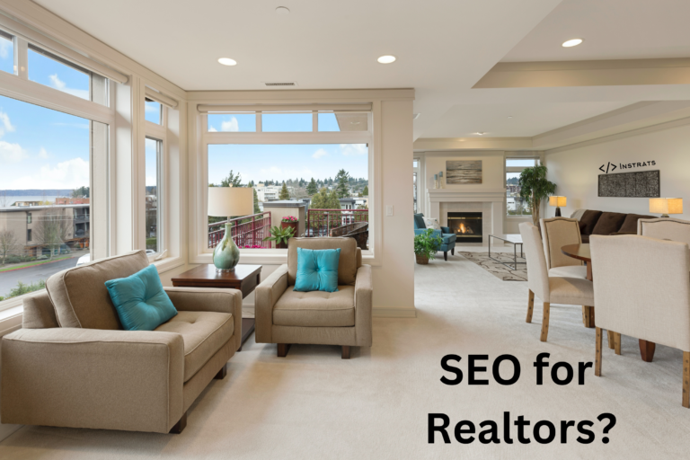 Interior home with "SEO for Realtors" text on the floor